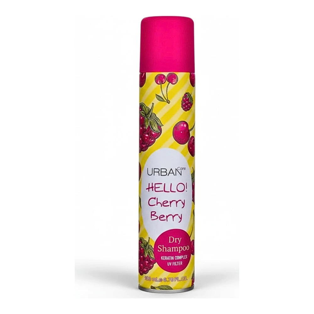 Urban Care shampoing sec Hello Cherry Berry – flacon 200 ml