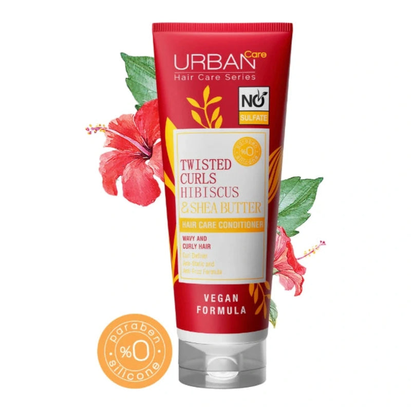 Urban Care Twisted Curls Hibiscus & Shea Butter Conditioner NoSulf 250ml