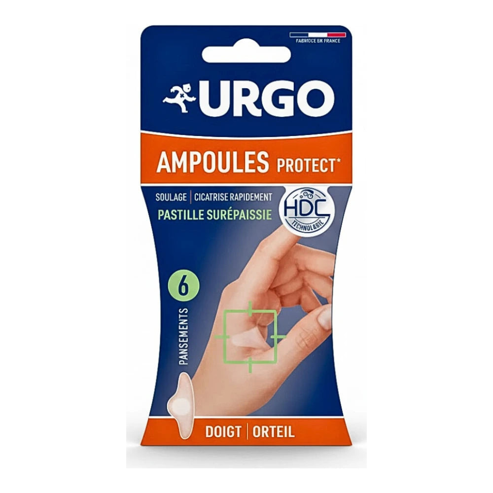 Urgo Ampoules Doigt et Orteil Petit Format x6