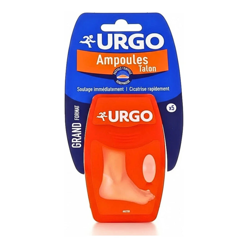 Urgo Ultra Discreet Heel Blister Plasters 5 Pieces