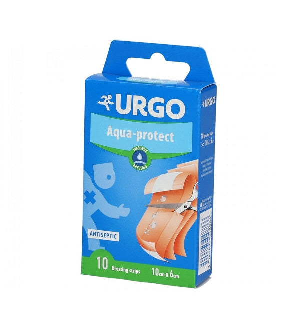 URGO AQUA PROTECT 10CM*6CM BOX OF 10 PIECES
