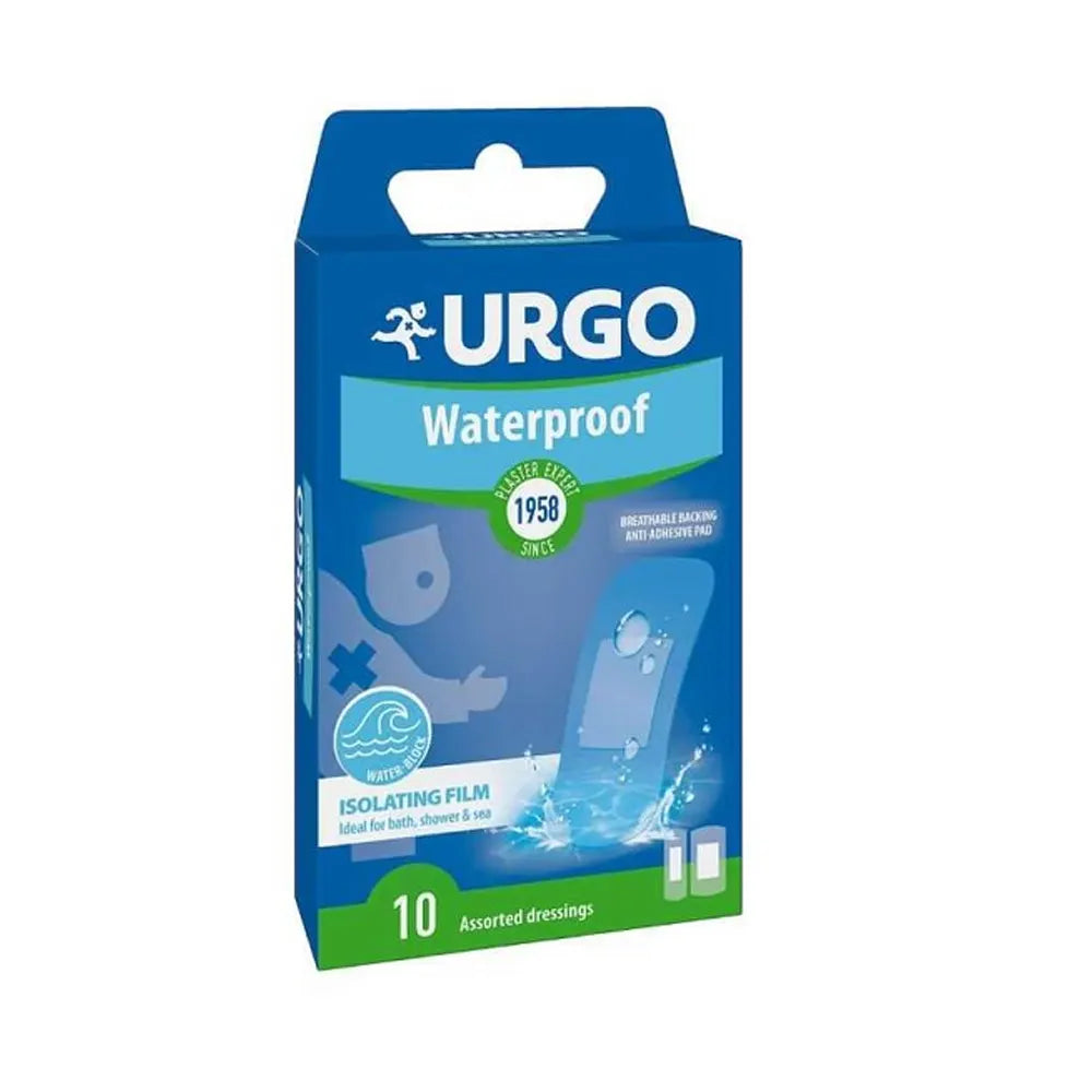 Urgo Waterproof Dressings Assorted Box of 10