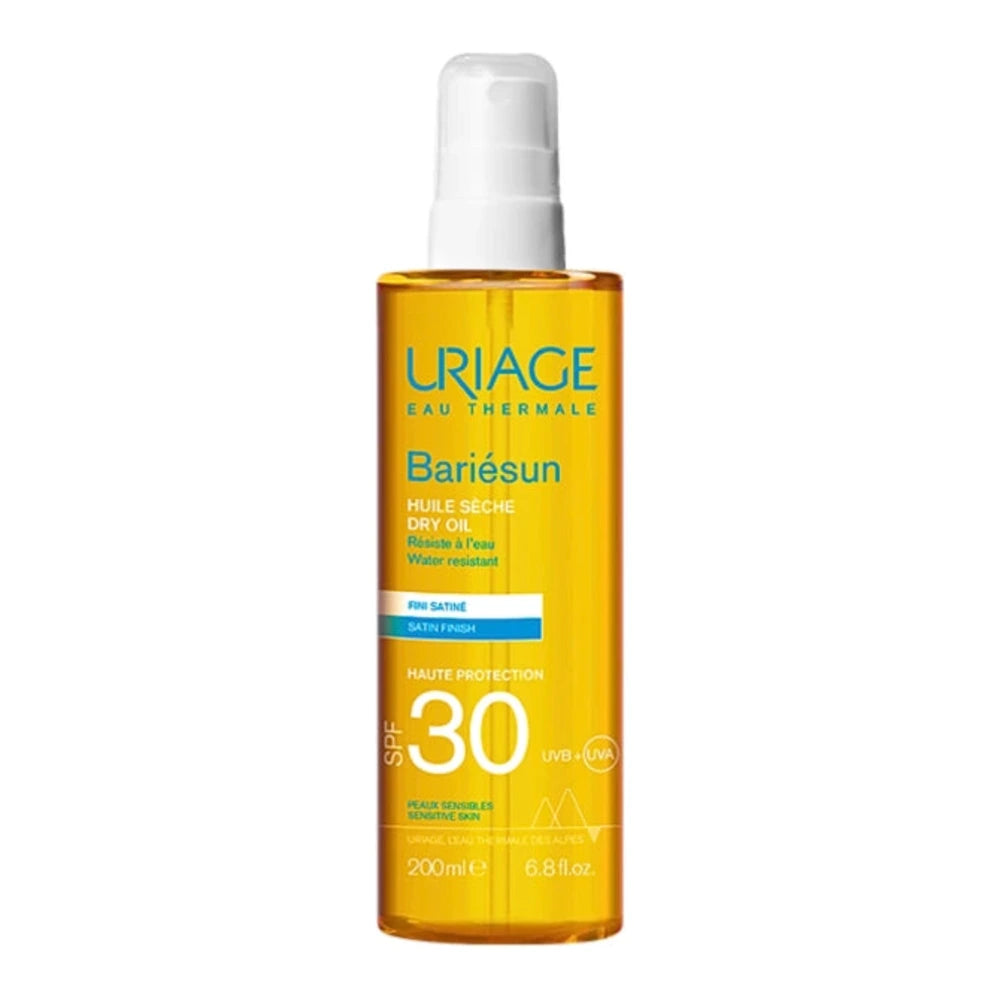 Flacon Uriage Bariésun Huile Sèche SPF30 200 ml