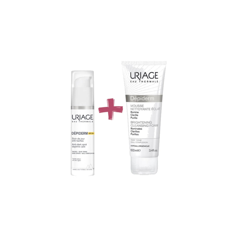 Uriage Depiderm Spf50 30ml + Depiderm Mousse Nettoyante 100ml PACK