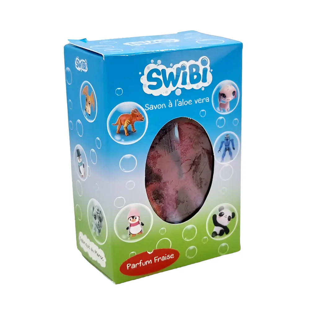 Swibi Savon Parfumé Fraise Licorne  -  100g