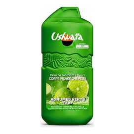 Ushuaïa Douche Tonifiante 3-en-1 Agrumes Verts 280ml