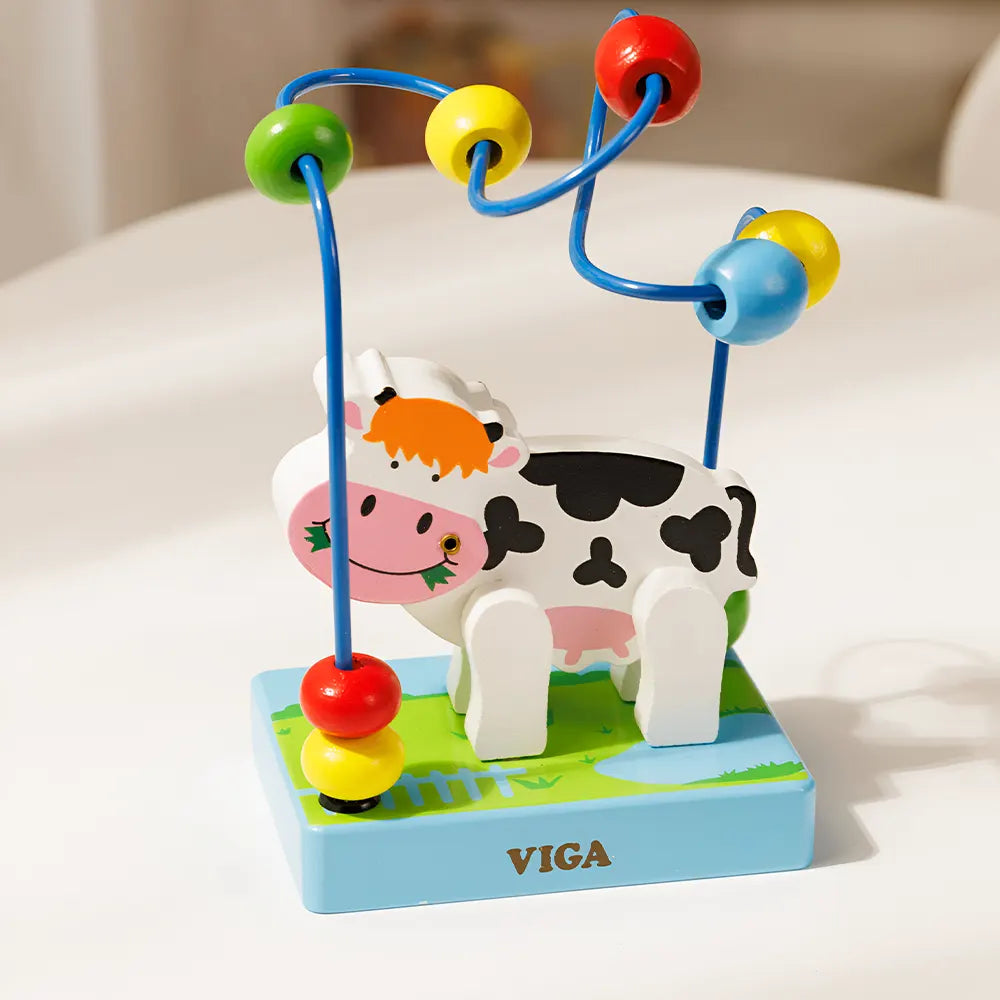 Viga Toys Mini Labyrinthe en Perle Vache 2A+