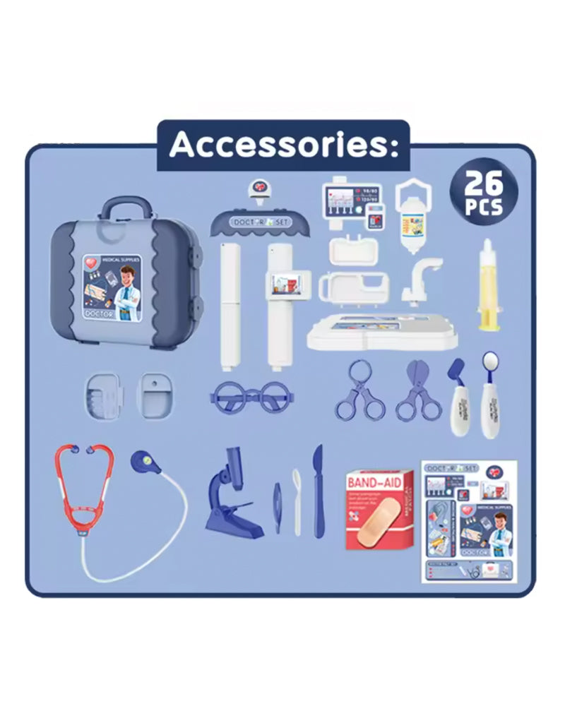 Malette du Docteur avec accessoires 24 Pièces 3A+