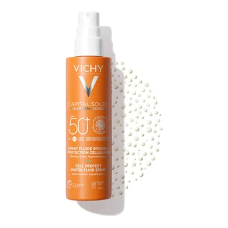 Vichy Capital Soleil Invisible Fluid Spray SPF50+ Cell Protection – 200 ml