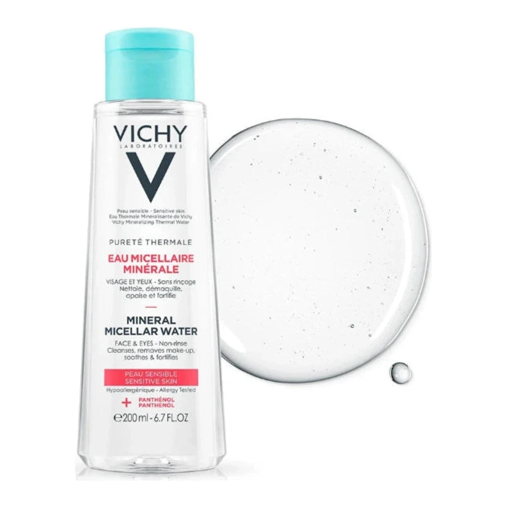 Vichy Pureté Thermale Eau Micellaire Minérale Peaux Sensibles – 200 ml