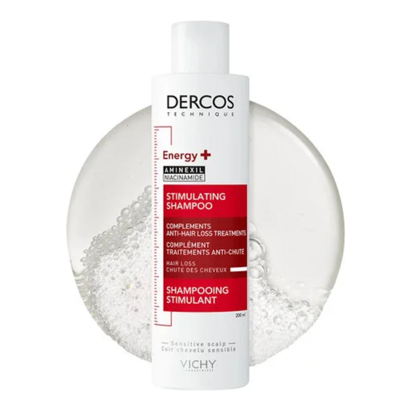 فيشي Dercos Technique Energy+ شامبو منشط ضد تساقط الشعر – 200 مل