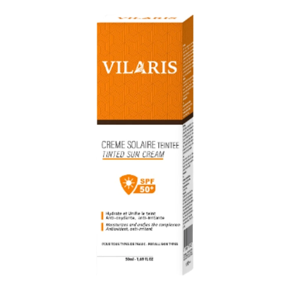 Vilaris crème solaire teintée SPF50+ tube 50 ml