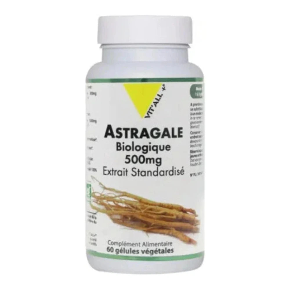 Vit'All+ Astragale 500 mg, boîte de 60 gélules