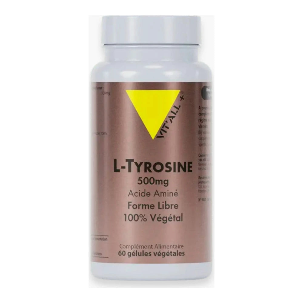 Vit'All+ L-Tyrosine 500 mg – 60 gélules
