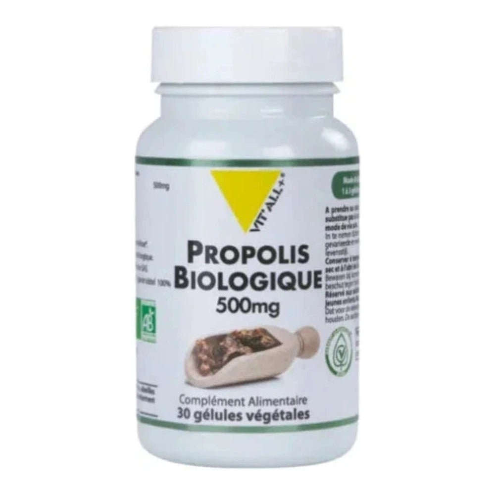 Vit'All+ Propolis biologique 500 mg – 30 gélules