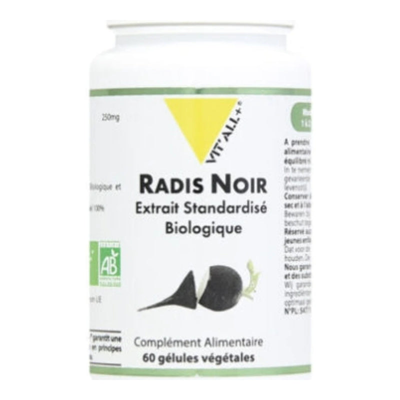 VITALL PLUS RÁBANO NEGRO 250 MG 60 CÁPSULAS