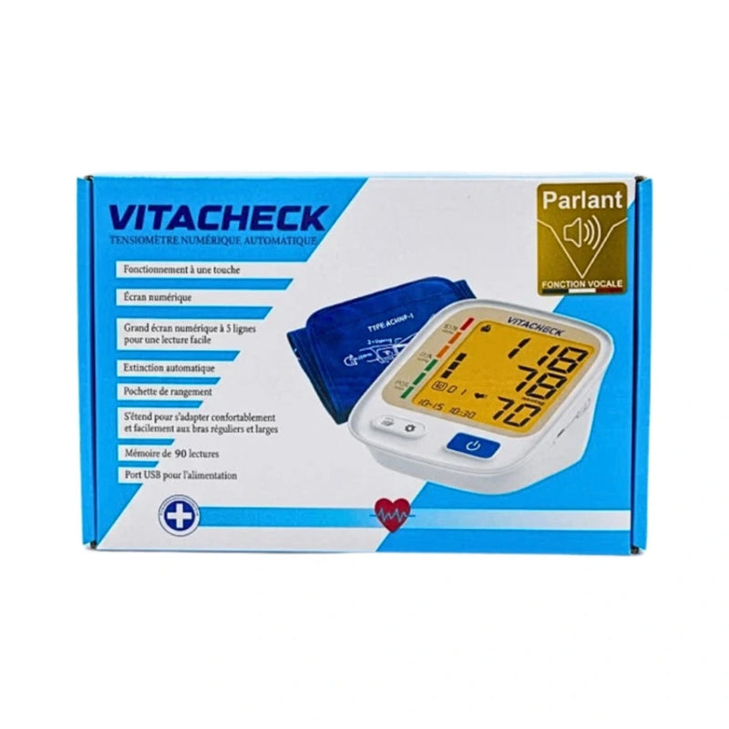 Vitacheck Talking Automatic Digital Blood Pressure Monitor