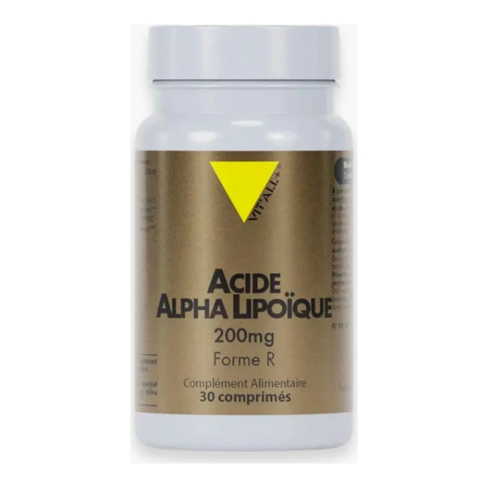 Vit'All+ Acide Alpha-Lipoïque 200 mg – boîte de 30 comprimés