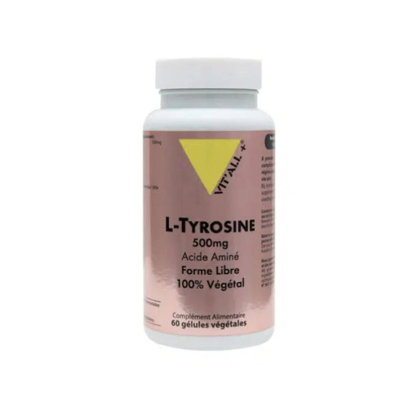 Vit'All+ L-Tyrosine 500mg - 60 Capsules