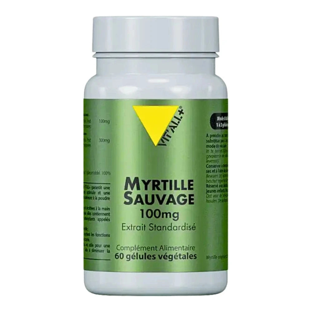 Vit'All+ Myrtille Sauvage 60 gélules – boîte