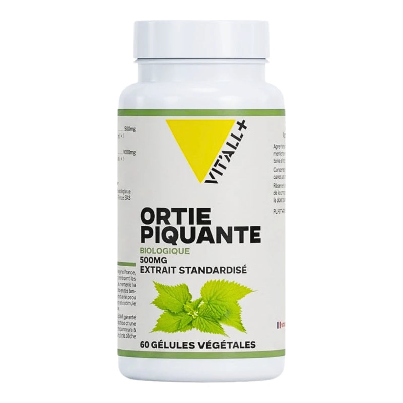 Vit'All+ Organic Stinging Nettle 500 mg 60 Capsules