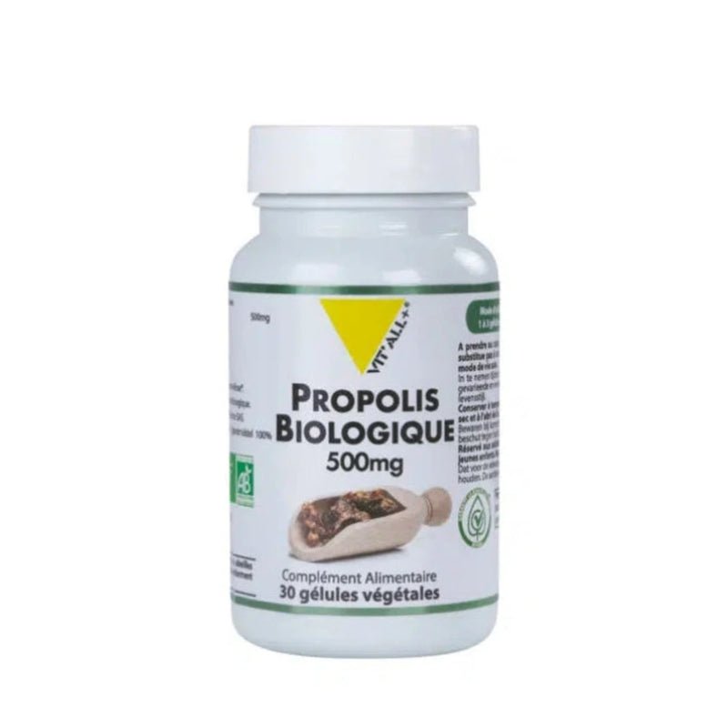 Vit'All+ Organic Propolis 500 mg – 30 Capsules