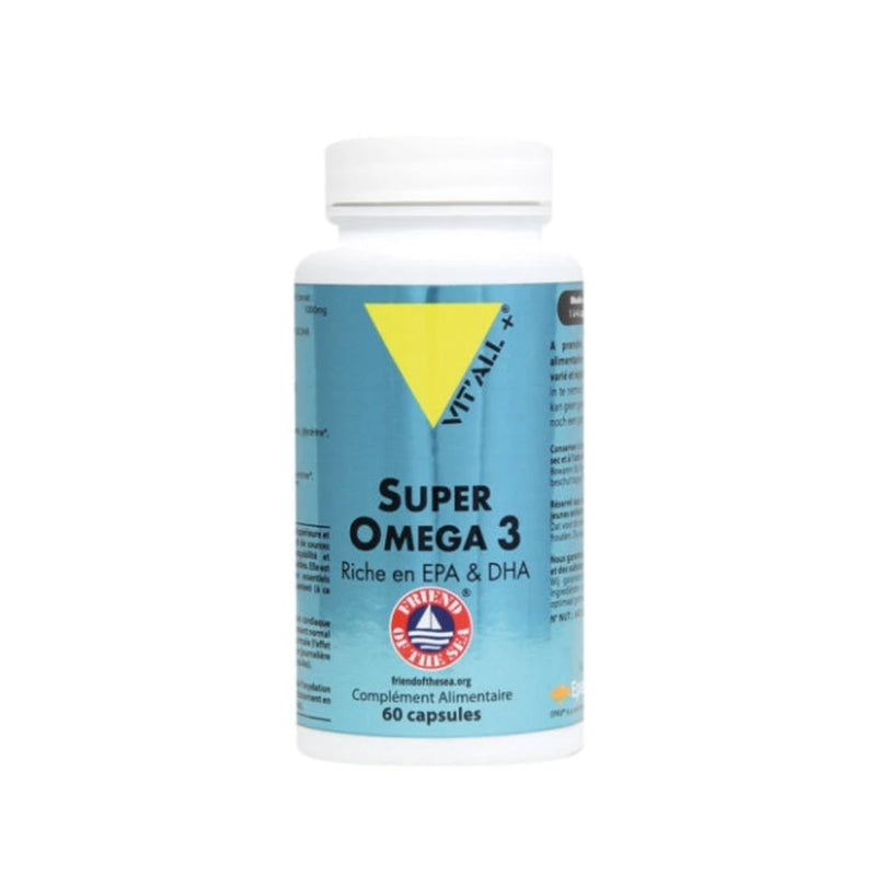 Vit'All+ Super Oméga 3 - 1000 mg - 30 Capsules