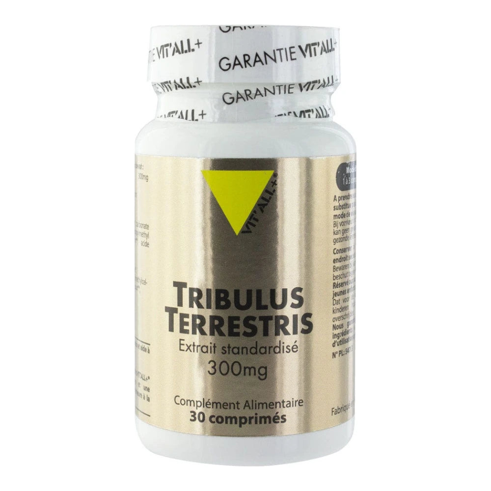 Vit'All+ Tribulus terrestris extrait standardisé 300 mg – pilulier de 30 comprimés