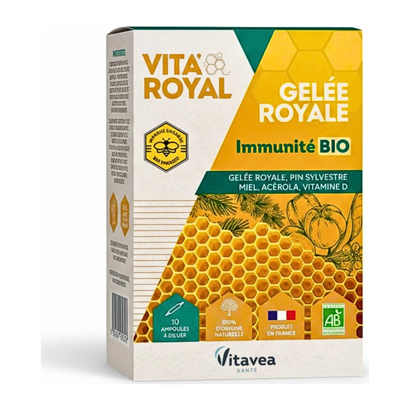 Vitavea Vita Royal Immunité Bio – Ampoules 10 × 10 ml