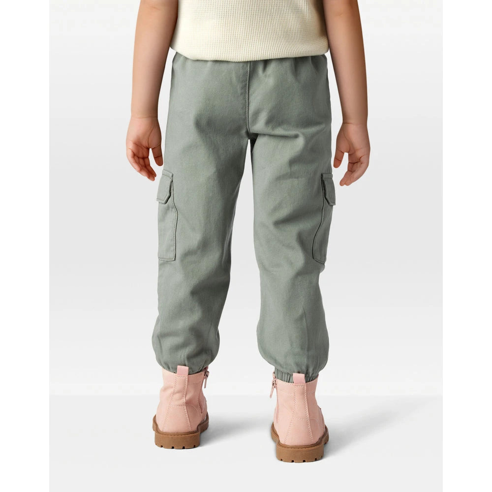 Pantalon Cargo en Coton Fille Carter's - Vert