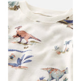 Pyjama 2 Pièces en Coton Bio Dinosaures Bébé Garçon Little Planet - Bleu