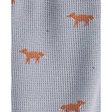 Ensemble 2 Pièces en Tricot Gaufré Coton Bio Renard Bébé Little Planet - Multi