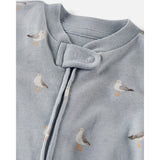 Grenouillère en Coton Bio Mouettes Bébé Little Planet - Multi