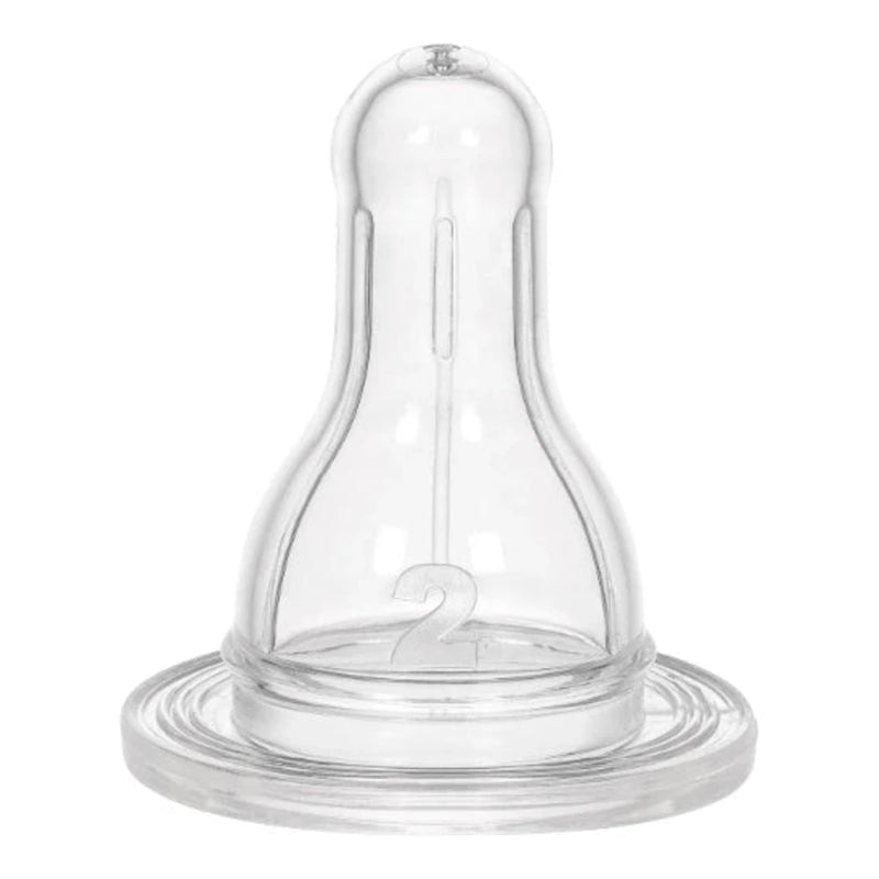 WeeBaby Standard-Neck Silicone Teat Size 2 – 6-18 Months (821-F)
