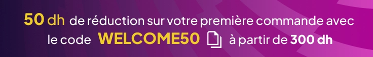 Cliquer pour copier le code Welcome50