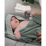Cape De Bain XL Avec Anneau De Dentition Dry'n Play Doomoo - Vert