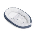 مخفف سرير الرضيع Doomoo Cocoon Blue Grey Moon