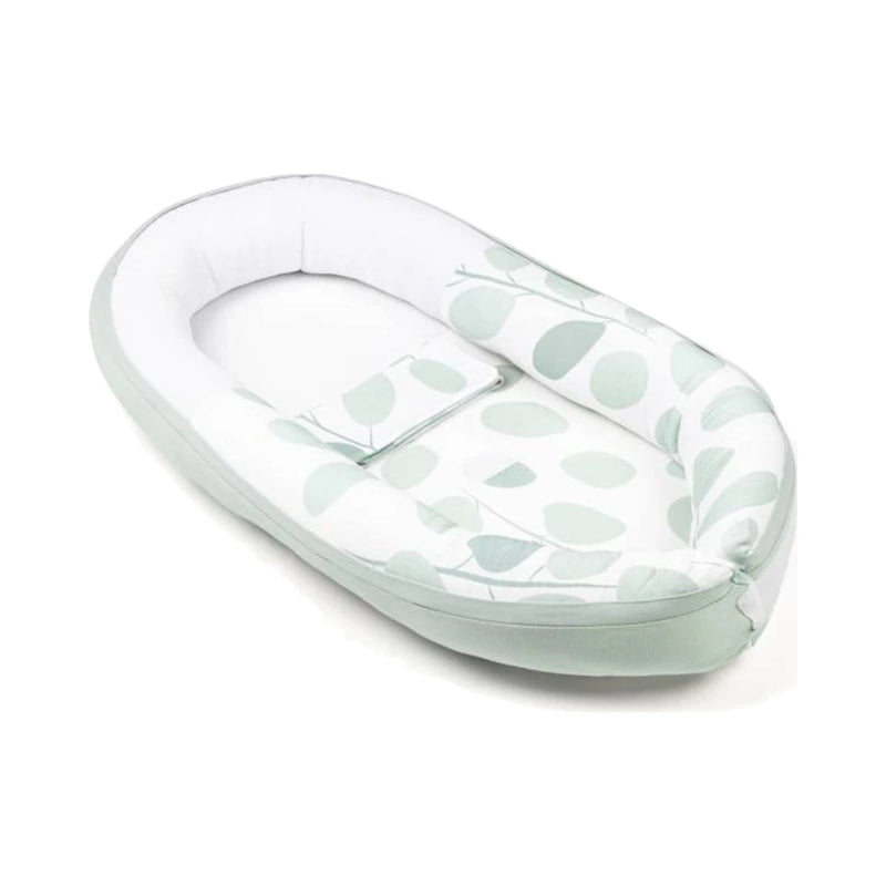 مخفف سرير الرضيع Doomoo Cocoon Leaves Aqua Green