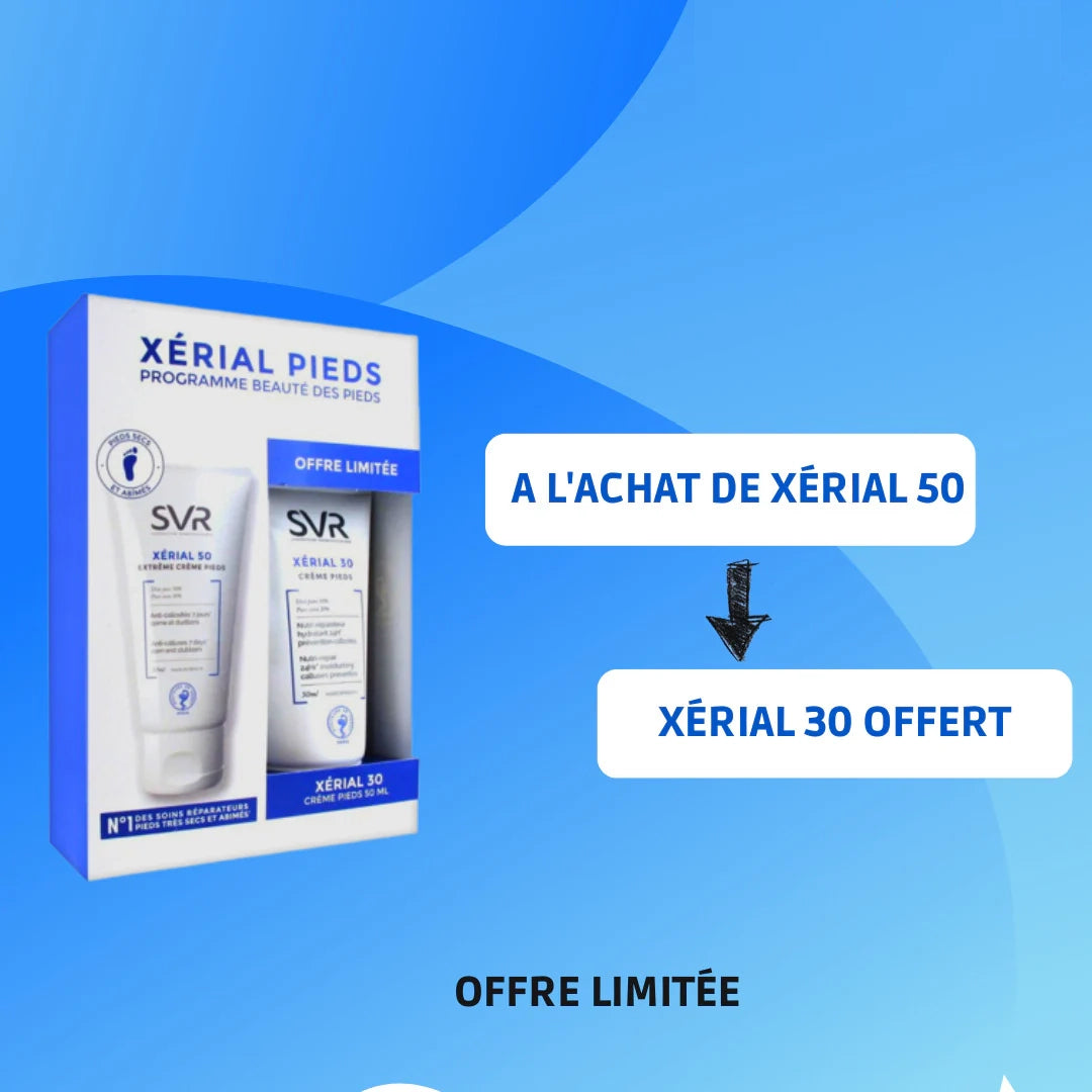 SVR Xérial 50 Extrême + Xérial 30 Crème Pieds – 50ml