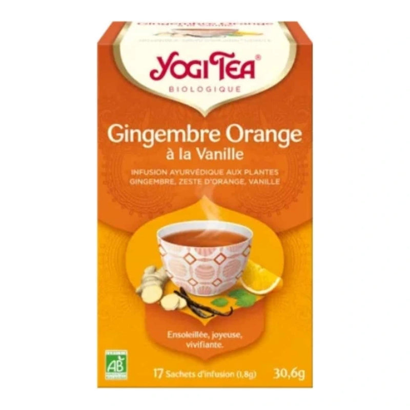 Yogi Tea Ginger Orange Vanilla 17 Tea Bags