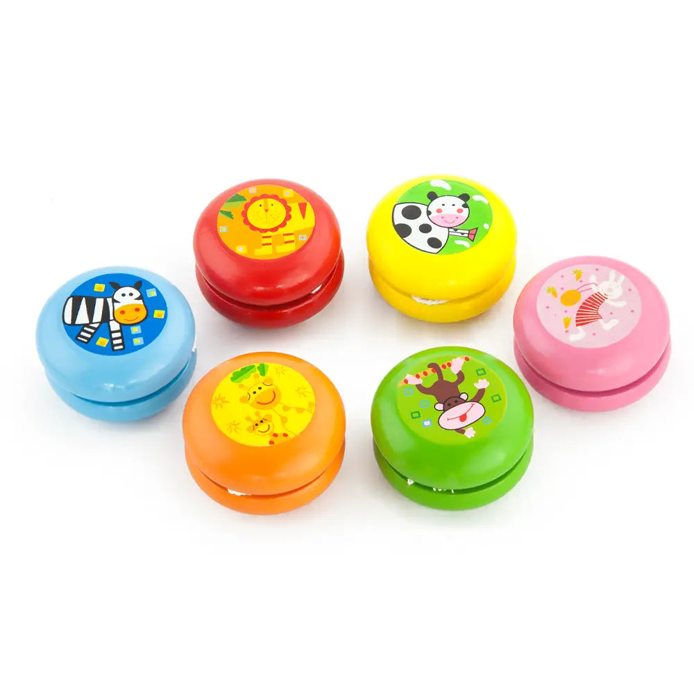 Viga Toys YoYo en Bois Rouge 3A+