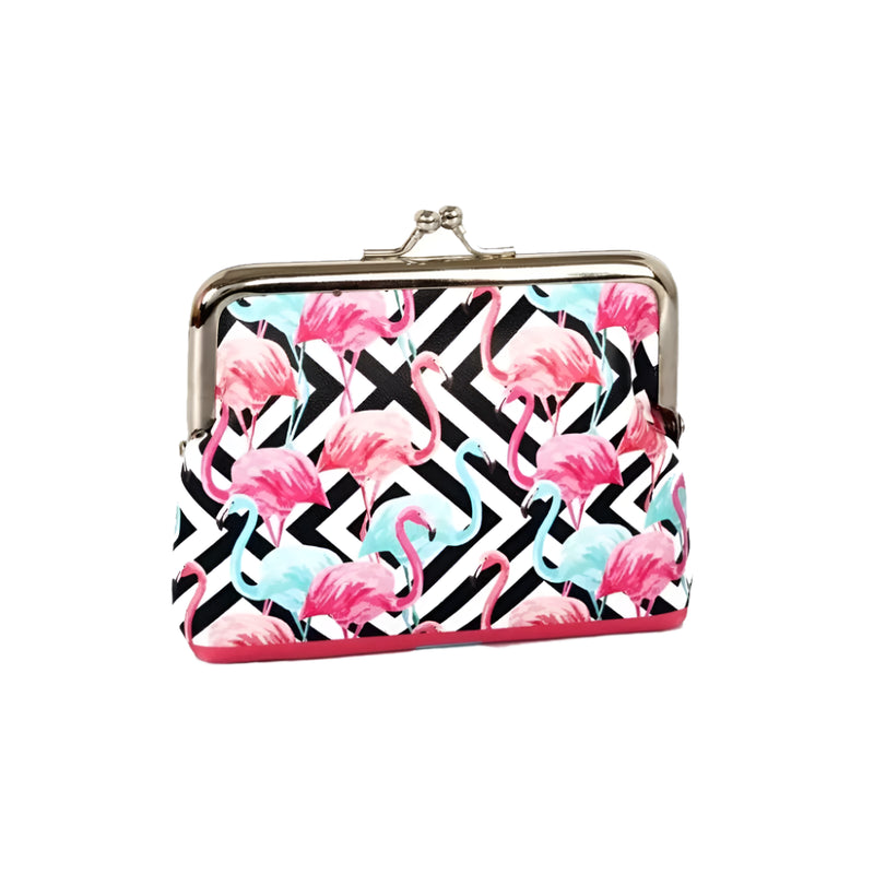 Cartera Zarine Flamingo: compacta y práctica