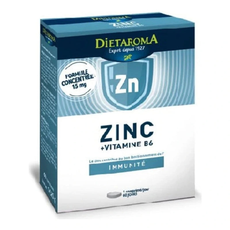 Dietaroma Zinc +Vitamine B6 60 comprimé