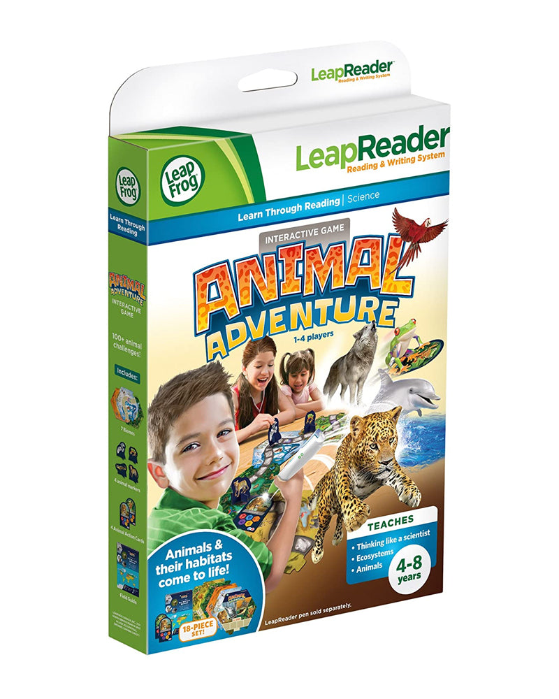 ليب فروج لعبة لوحية تفاعلية مغامرة الحيوانات - للأطفال من عمر 4 إلى 8 سنوات