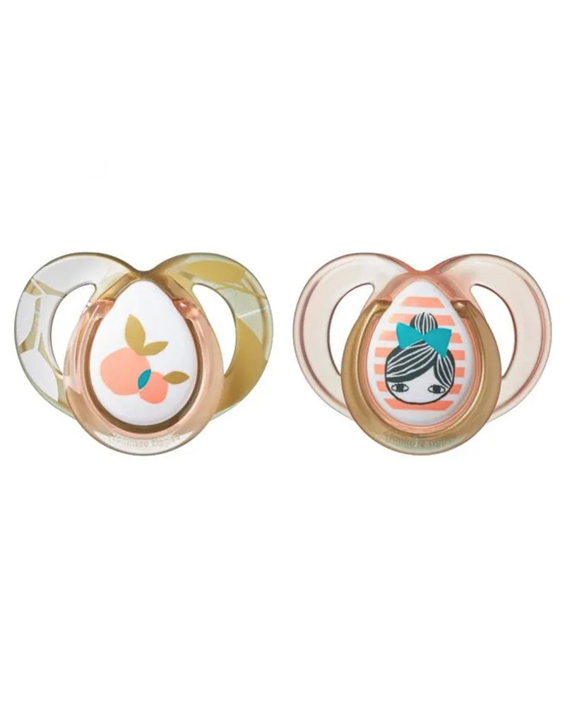 Sucette Tommee Tippee Moda Soother Fille - 6-18m