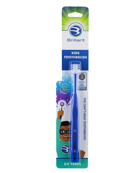 Brosse à dents Brilliant Bleu foncé 5-9ans