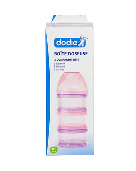 Boite Doseuse Dodie de Lait en Poudre - Rose