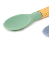 Lemon Bamboo Spoon Set - Green & Blue