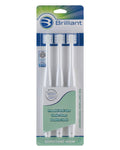Pack 3 Brosses à dents Brilliant pour future maman - Blanche