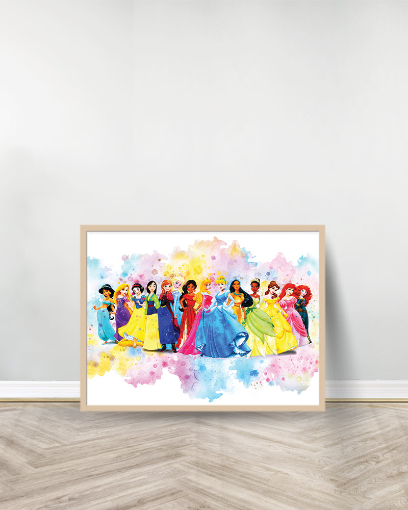 Decorative Table - Disney Princesses - Wood